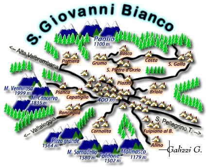 Cartina San Giovanni Bianco